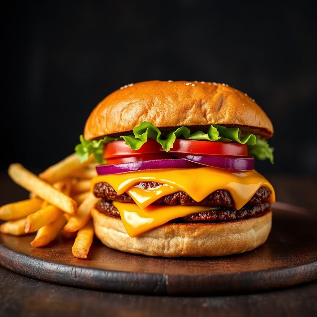 Mo's Signature Cheeseburger